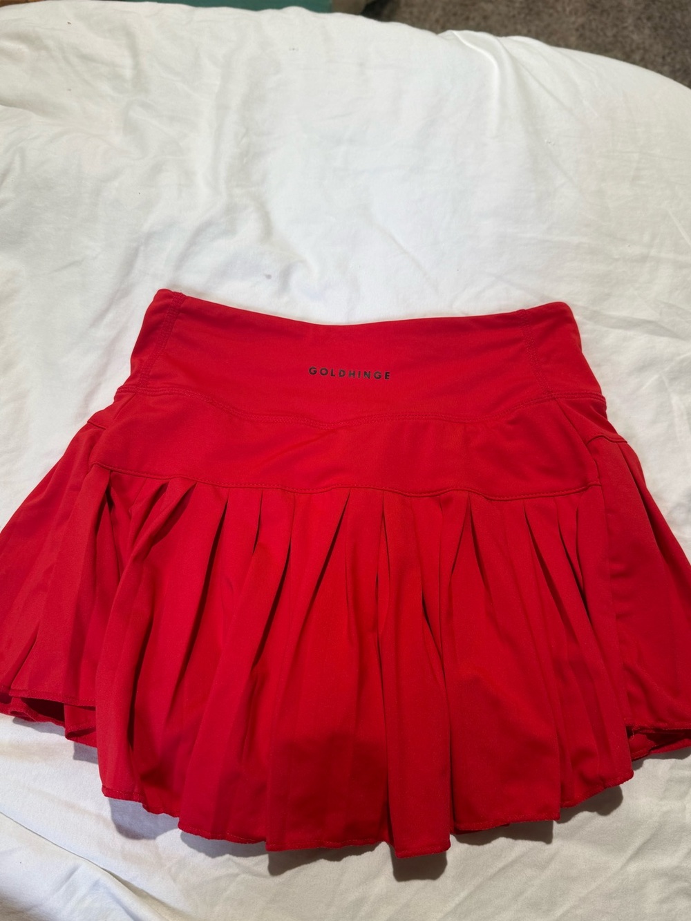 Gold hinge skirt